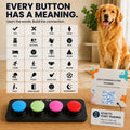 A-URA Dog Buttons for Communication, Recordable Dog Talking Buttons (4 PC)