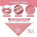 Agroon Big Sister Dog Bandana Pink Large 1PCS, Adjustable Triangle Scarf, Pregnancy Announecment, New Baby for Family.
