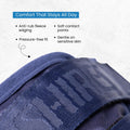 Shires FlyGuard Pro Fine Mesh Fly Mask with UV Protection Navy/Ear Hole/Full