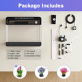 3 Gallon Fish Tank Starter Kit, Beginner Aquarium for Betta, Black
