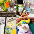 Bird Harness and 3M Elastic Flight Leash, Adjustable Parrot Harness for Budgies, Parakeets, Lovebirds, Cockatiels, Conur