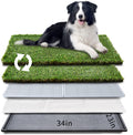 HQ4US 2PCS Replacement Grates(21”×15.7”) for Dog Litter Box 34”×23” Tray