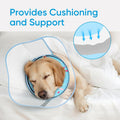 Supet Sponge Dog Cone Collar Stop Licking After Surgery, Dog Donut Collar