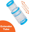 MidWest Homes for Pets Curvy Hamster Tube Value Pack, Compatible on All Midwest and Ferplast Hamster Cages, Model FP-CTV