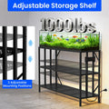 55-75 Gallon Aquarium Stand, 1000LBS Capacity Fish Tank Stand with 3-Tier Shelves & Integrated Power Strip, Heavy Duty M
