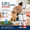 Potty Training Spray for Dogs, Premium Go Here Puppy Training Aid for Housebreaking, Indoor & Outdoor Dog Pee Attractant