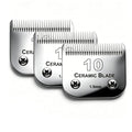 3 Pack 10 Blade Dog Grooming Blades Compatible with Andis Clippers/Oster A5/Wahl KM,Detachable Stainless Steel Blade,Size-10, 1/16-Inch Cut Length