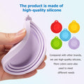 YUEZHOUYB 5 Pack Pet Food Can Covers Universal Can Lids Safe/Silicone Dog&Cat Food Can Lid Covers