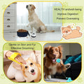 Zopeal New Puppy Gift Basket Dog Toy Pet Accessories Portable Travel Bowl, Grooming Brush, Squeaky Toy, Suction Cup Feed