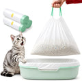 FortiCrest Thickened Cat Litter Box Liner Bag, 30 Count 37"×18" Jumbo Size, Extra Thick Leakproof, Tear-Resistant, Heavy Duty Enhanced Load-Bearing Strength, Ideal for Multi-Cat Family Cat Litter Bags