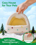 Warming Guinea Pig Hideout Bed Guinea Pig House, Washable Hamster House