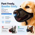 Dog Muzzle, Soft Air Mesh Muzzles for Medium Sized Dogs, Breathable Dog Mussels for Scavenging Biting Licking & Barking,