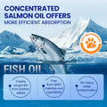 Omega 3 Skin and Coat Supplement for Dogs 200 Chews Dog Fish Oil Supplements with EPA & DHA Fatty Acids Dry Skin Relief for Dogs Shedding Allergy Itching Promotes Heart Hip Joint Health Chicken Flavor
