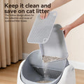Thereye Cat Litter Box Step Stool, Easy-Clean for Senior Cats & Kittens