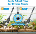 fishkeeper 6 in 1 Electric Aquarium Gravel Cleaner, Fish Tank Cleaner Kit