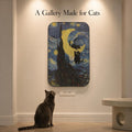 LESISSMER Art Cat Scratcher, Wall-Mountable Cat Scratching Board, Cat Wall Scratcher 16.7x11x1 Inch Cat Scratch Pad and Cat Scratchers for Indoor Cats Toy Furniture Protector（Starry Night）
