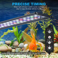 SEAOURA 24/7 Led Aquarium Light for Plants Growth-Full Spectrum, 12-18 Inch