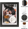 Dog Memorial Shadow Box Frame 5x7 with Paw Print Kit and Fur Keepsake Box Small Pet Memorial Frame Box for Dogs and Cats that Passed Pet Death Sympathy and Remembrance Gift for Pet Owners