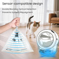 AWoHH 90 Pack Cat Litter Box Robot Model 5/4/3 Waste Bags, Tear-free, Transparent, Sensor-compatible, Automatic Litter Box Liners Bags, 9-11 Gallon Capacity
