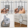 Pet Water Bottle for Cage Crate 17oz Non-Drip Water Dispenser for Small Animal Rabbit Bunny Guinea Pig Chinchilla Ferret