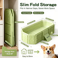 Foldable Dog Bath Tub, Collapsible Pet Bathing Basin with Drain Design for Indoor Grooming, Apartment and Outdoor Travel