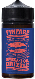 Finfare Omega-3 Fish Oil for Dogs & Cats, Skin & Coat Support, 6.8 fl oz