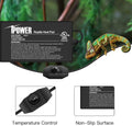 iPower Reptile Heat Mat Under Tank Warmer 4W/8W/16W/24W Terrarium Heater Heating Pad with Temperature Adjustable Control