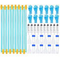 15 Set AI Artificial Insemination Dog Breeding Kit, Canine Breeding Kit, Disposable Canine Artificial Insemination, Dog Insemination Breeder Kit, Canine Breeding Supplies for Large Breeds (11.8 inch)M