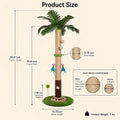 Cat Scratching Post for Indoor Cat Adult, 35 Inch Tall Tree Scratching Post