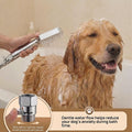 Dog Shower Sprayer with Adjustable Water Pressure & Pause Mode, Dog Shower Attachment with 100 Inch Stainless Steel Hose Metal Diverter, And Faucet Adapter for Outdoor Pet Bathing
