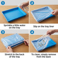 Bird Cage Liners, 80 Disposable Bird Cage Liner Bags, Quick and Easy Bird Cage Cleaning