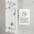 Dog Shower Sprayer with Adjustable Water Pressure & Pause Mode, Dog Shower Attachment with 100 Inch Stainless Steel Hose Metal Diverter, And Faucet Adapter for Outdoor Pet Bathing