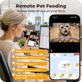 Automatic Cat Feeder with 2K Camera: 5G WiFi Auto Dog Feeder - 6L