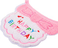 ADOGGYGO Cat Birthday Party Supplies, Pink Girl Cat Kitten Birthday Bandana Hat Numbers Pet Birthday Decorations Outfits