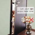 Elilier Cat Door Latch Holder, 8 Adjustable Sizes Flexible Cat Door Stopper