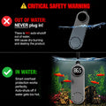 UPETTOOLS 50W Mini Aquarium Heater, Digital Fish Tank Heater