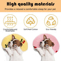 U-Shaped Calming Pillow for Cats and Dogs - Super Soft Plush Fabric, Cozy Headrest, Neck Support for Deep Sleep, Kitten 
