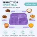 KISENGT Lick Mat for Dogs and Cats, Suction Cups, Slow Feeder, 4Pack, Large