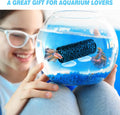 Abizoo Betta Fish Toys - Betta Tunnel Black, Small Hole Hollow Cave, Safer for Small Fish & Shrimp, Aquarium Decor & Hid