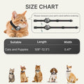 AirTag Cat Collar, Reflective Breakaway Collar, Hidden Holder with Bell