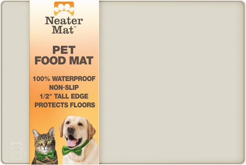 Neater Pet Brands Neater Mat Pet Mats for Food and Water, Cat & Dog Bowl Mat Waterproof Silicone, Feeding Tray, Dog Food