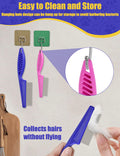 CAPHONT Flea Comb for Cats with Handle, 4 Pcs Flea Brush Tear Stain Comb Grooming Face and Matted Hair Paws Pet Lice Com
