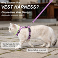 BEAUTYZOO Cat Harness and Leash Set, Escape Proof and Adjustable