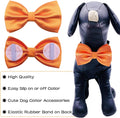 PET SHOW Large Dogs Collar Attachment Bow Ties Embellishment Girls Boys Medium Dog Puppies Cats Collar Charms Accessories Bulk Slides Bowties for Birthday Wedding Parties