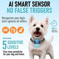No Shock Bark Collar for Small Dogs 8-40 lbs - Beep & Vibration, Smart Screen, 5 Sensitivity, Anti-False Trigger, Magnet