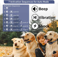 PetJoy Shock Collar for 3 Dogs, Bark & Training Collar Combo
