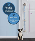 Premium Webbing PoochieBells Potty Training Dog Doorbells, Simple and Effective Puppy Housetraining Bell Tool with Easy,