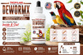 Farmalab Natural Dewormer Internal & External 100 Tabs Poultry - Vitamin for Poultry Rooster Hen Chicken Baby Chick Dove