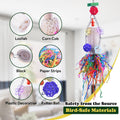 Matutinus Bird Toys, Parakeet Foraging Toy, Hanging Chewing Toy, Bird Cage Accessories – Suitable for Cockatiels, Budgies, Lovebirds, Conures and Other Small Parrots