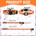 18 Pcs Holiday Cat Collars 4th of July Cat Collars Breakaway with Bell Adjustable Kitten Collar with Plastic Buckle for Holiday Pet Cat Costume,Multicolor